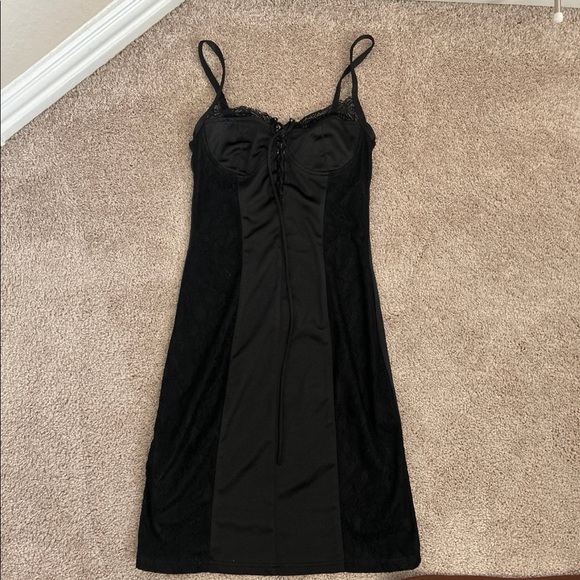 Tiger Mist Leather Bodycon Dress - Picture 1 of 6